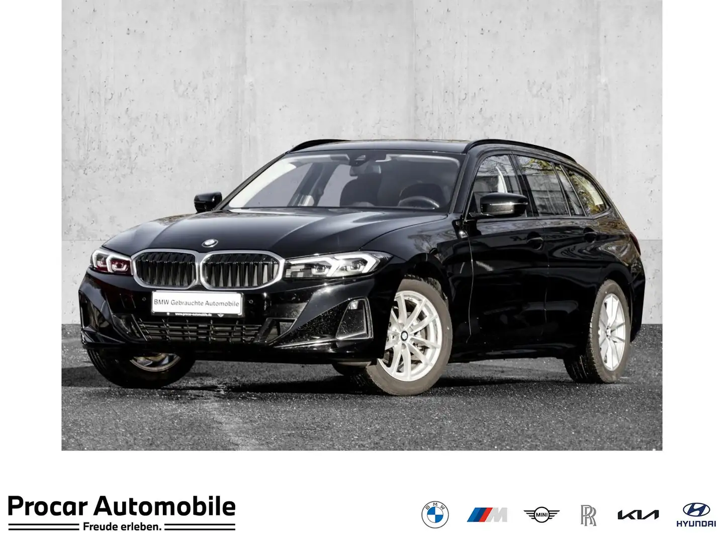 BMW 318 d 8-FACH BEREIFT+DA+MEMORY+KOMFORTZG Schwarz - 1