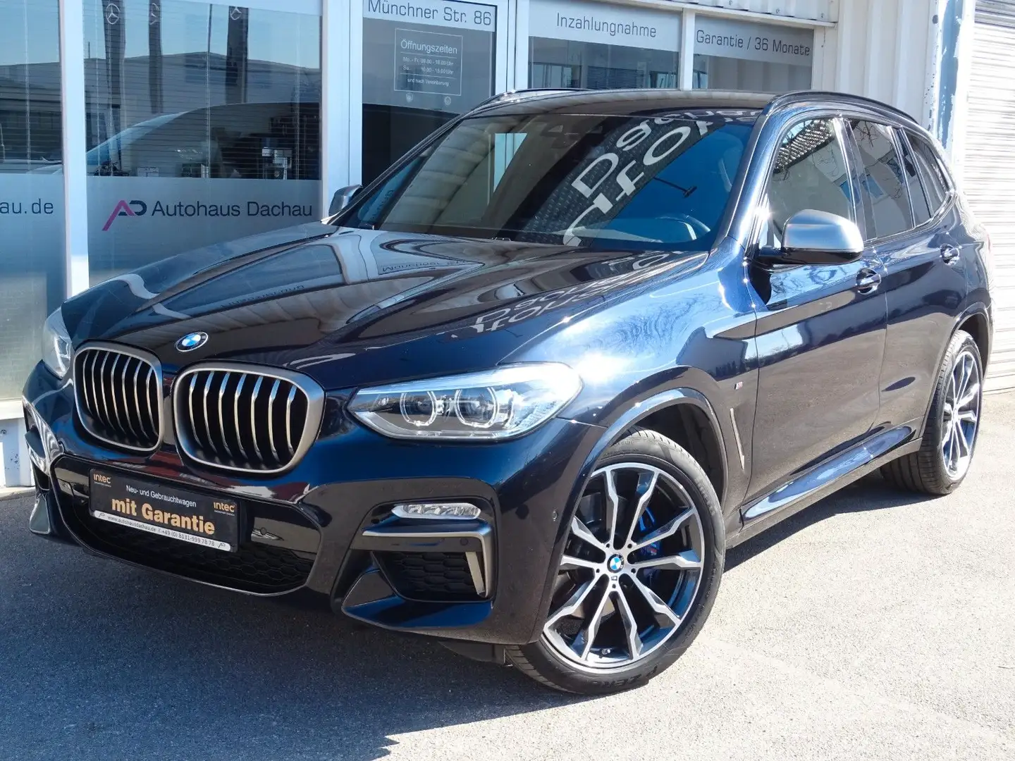 BMW X3 M40d SAG 20" Keyless Navi Leder LED Mem. AHK Czarny - 2