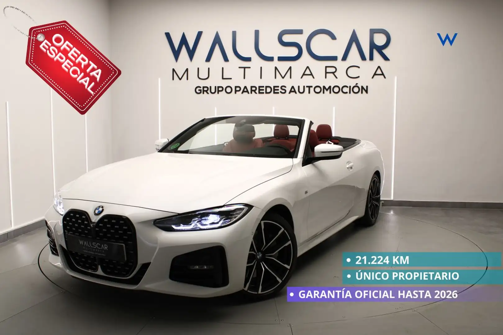 BMW 430 430iA Cabrio Biały - 1