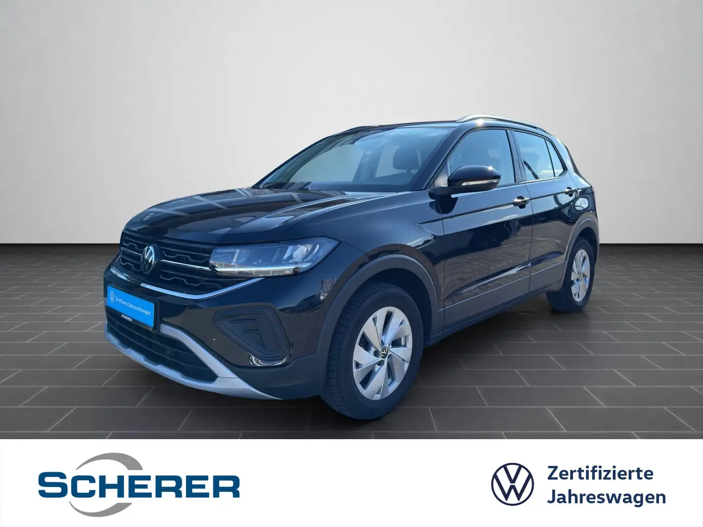 Volkswagen T-Cross Life 1.0 TSI *5J. Gar.* NAVI AHK ACC SHZ Schwarz - 1