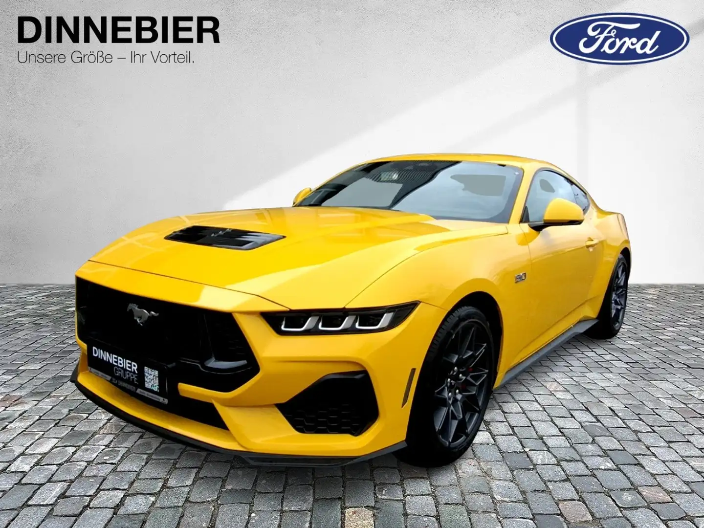 Ford Mustang COUPE GT 5.0 *LED*NAVI*RFK*19 *B&O Navi Jaune - 2