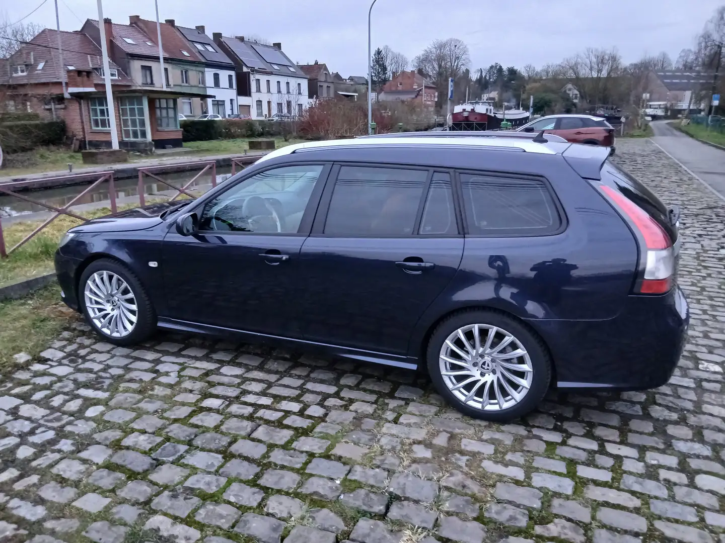 Saab 9-3 9-3 SW 1.9 TTiD Vector Aut. Azul - 2