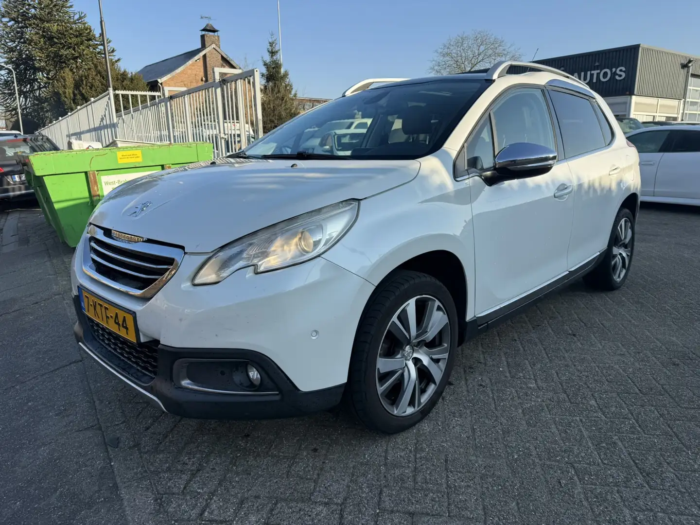 Peugeot 2008 1.6 VTi FELINE NAVI/CLIMATE/ANDROID Wit - 2
