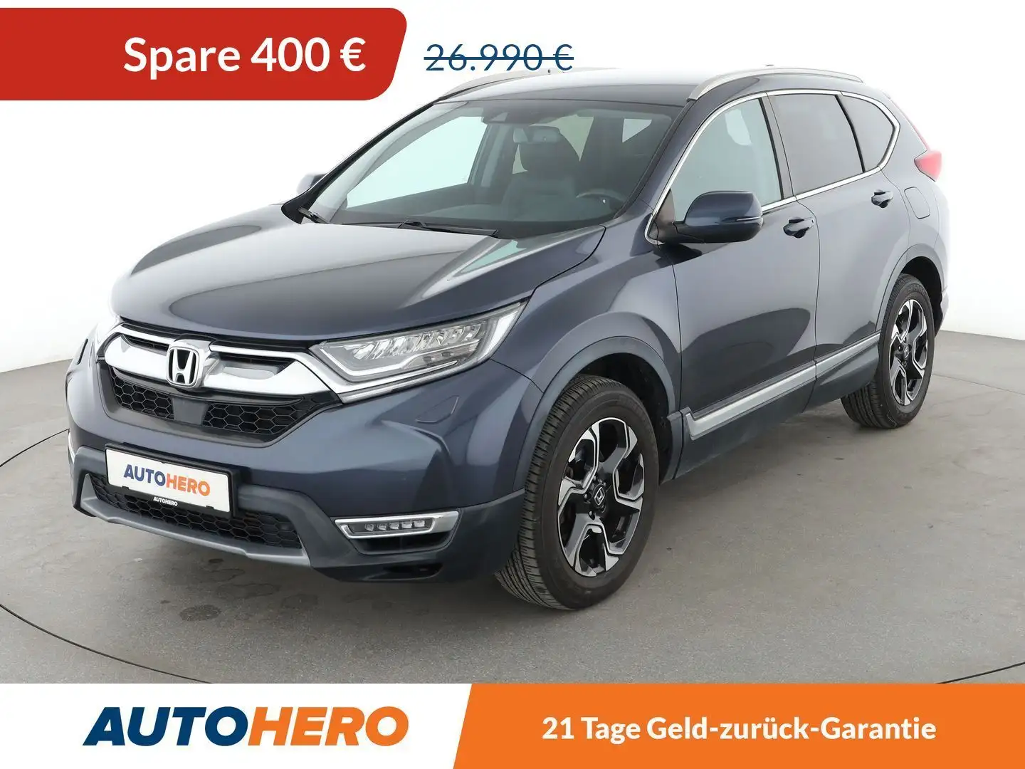 Honda CR-V 1.5 Turbo Lifestyle 4WD Aut.*NAV*ACC*CAM*PDC*SHZ Blau - 1