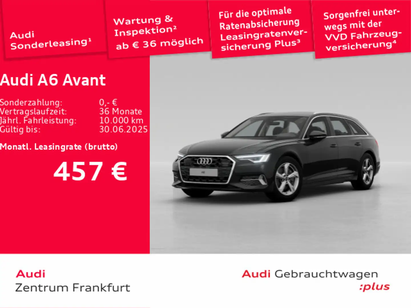 Audi A6 Avant 45 TFSI S tronic sport advanced MatrixLED AH Schwarz - 1