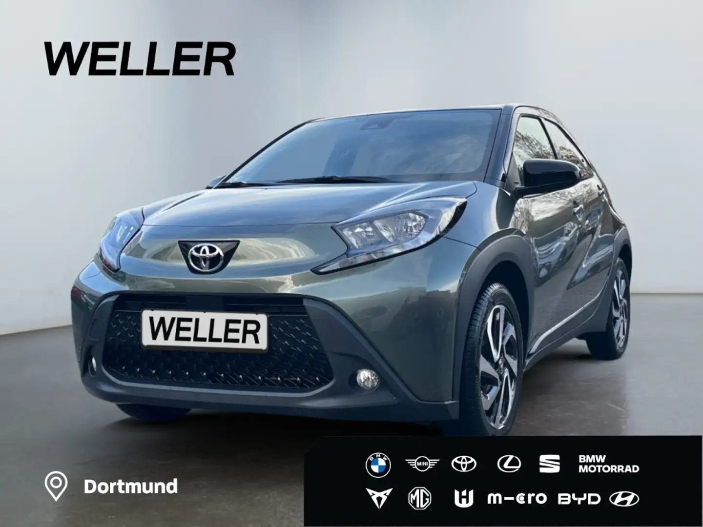 Toyota Aygo X S-CVT Pulse *ACC*CarPlay*SHZ*Kamera*DAB* Grün - 1