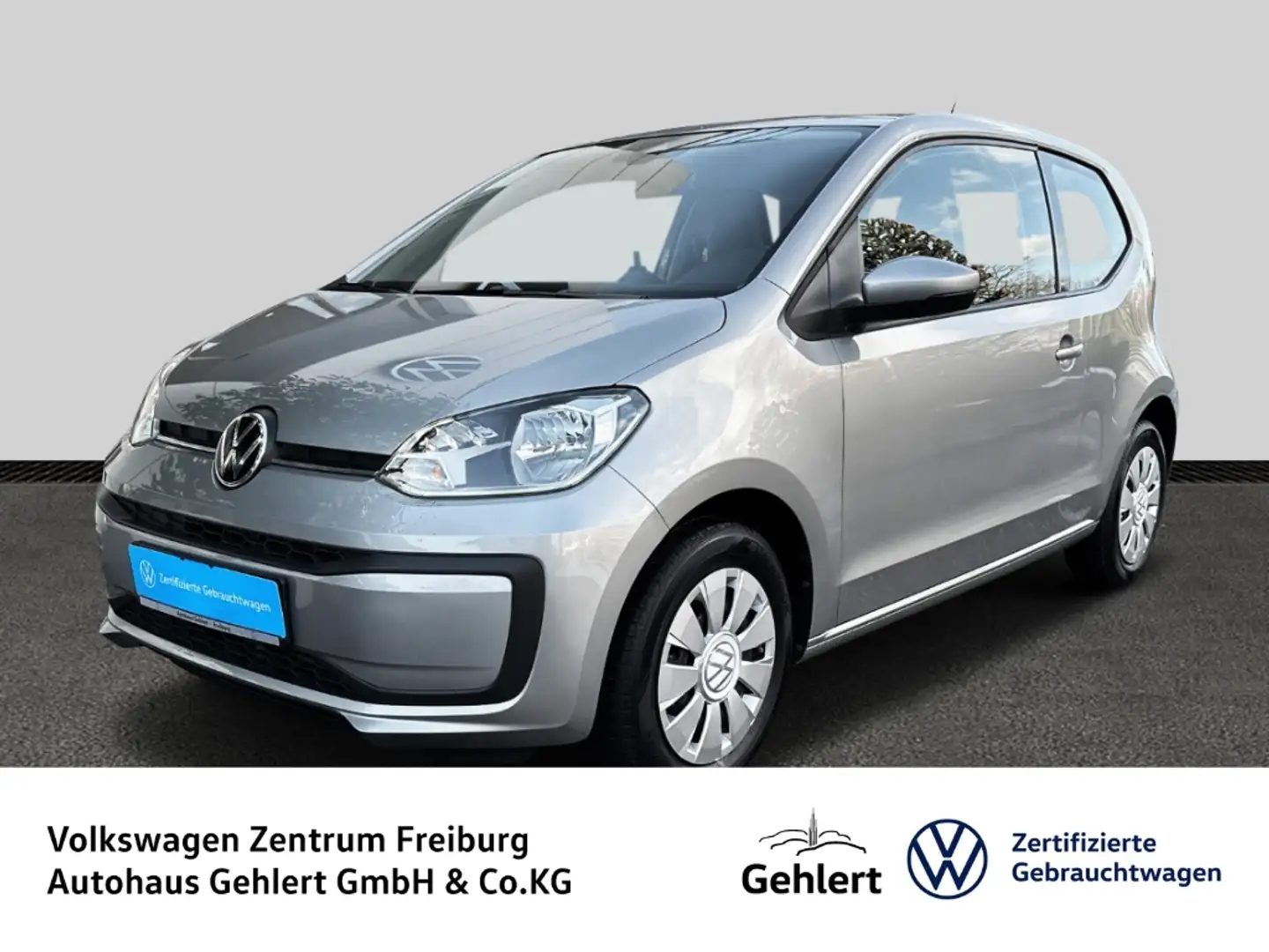 Volkswagen up! 1.0 DAB+ Klimaanlage Telefonschnittstelle Silber - 1