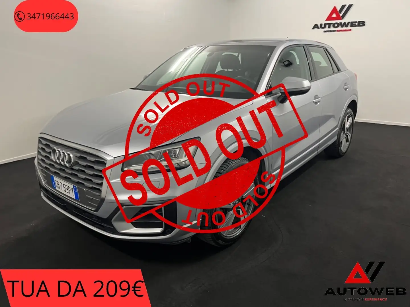 Audi Q2 1.5 benzina 150 CV 30 TFSI Admired* FULL OPTIONAL Argent - 1