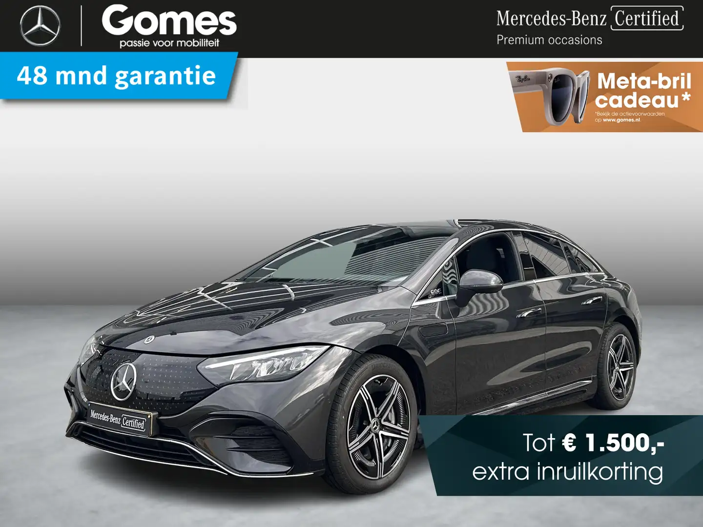 Mercedes-Benz EQE 300 AMG | Head-Up Display | Panoramadak | Achteruitrij Grijs - 1