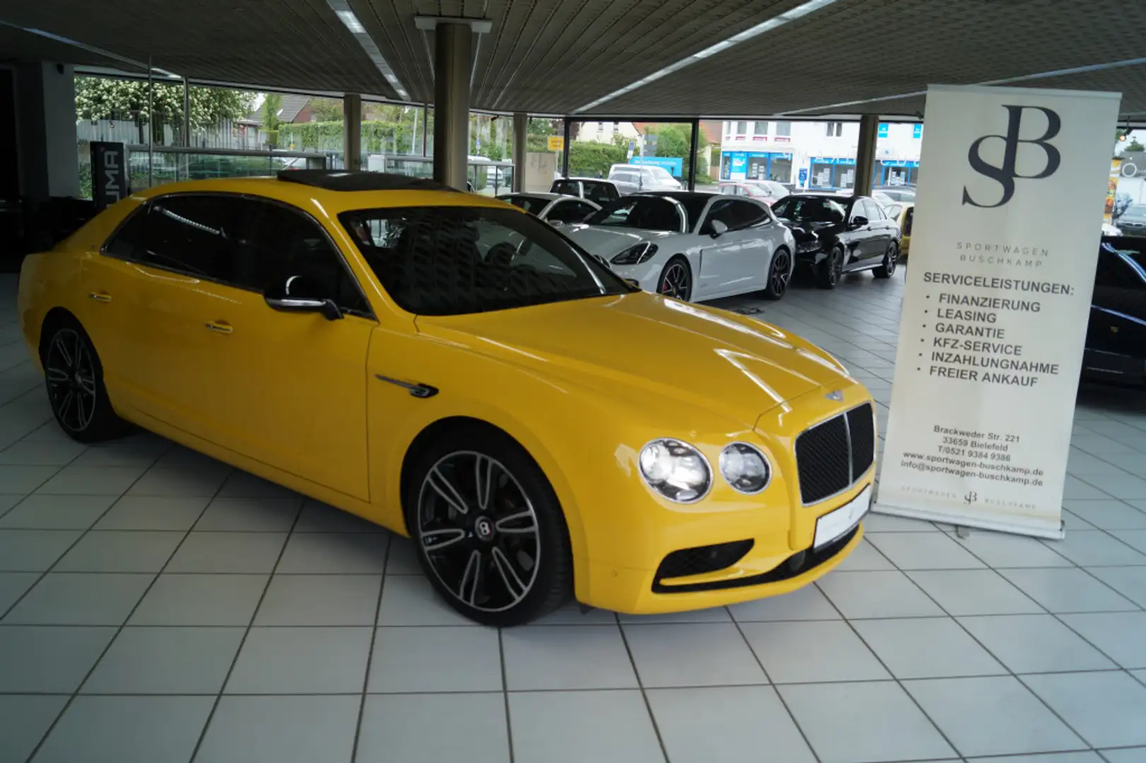 Bentley Spur V8 S SERVICE-NEU KAM 21 ACC  VOLL Žlutá - 1