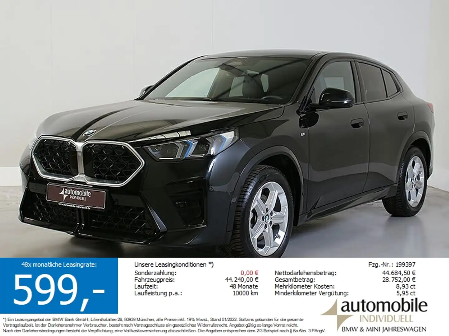 BMW X2 sDrive20i M Sport Widescreen ACC HuD LED AHK Schwarz - 1