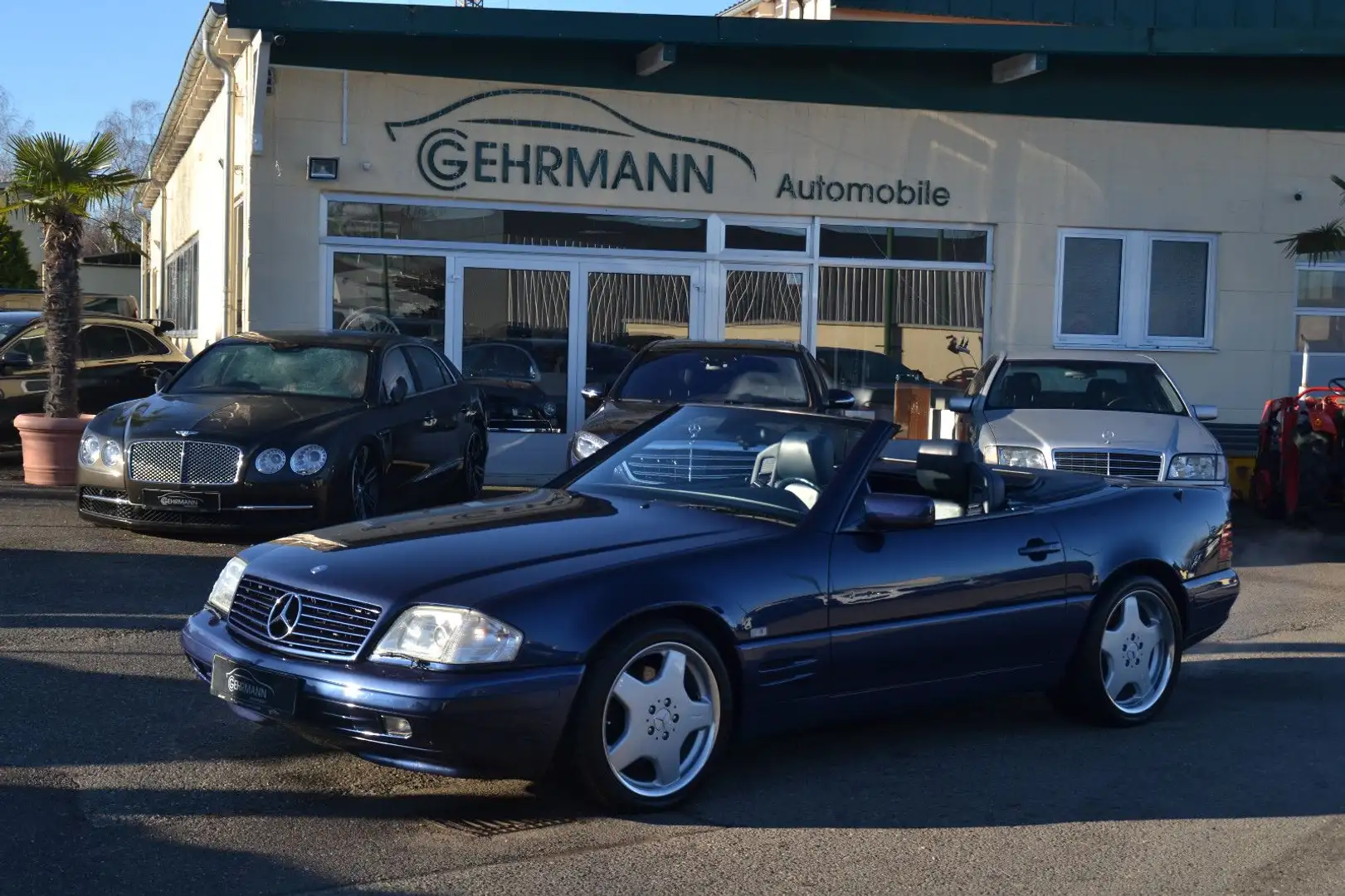 Mercedes-Benz SL 500 Autom. 2 Hand, Xenon, AMG Felgen, Hardtop Blauw - 1