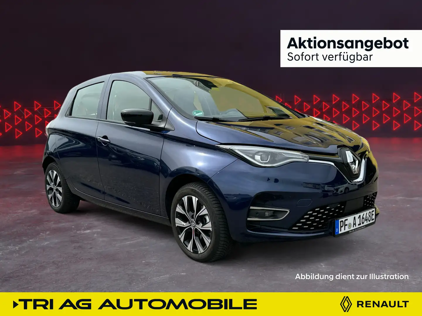 Renault ZOE Zoe Evolution EV50 135hp LED Rückfahrkamera Keyl Blau - 1
