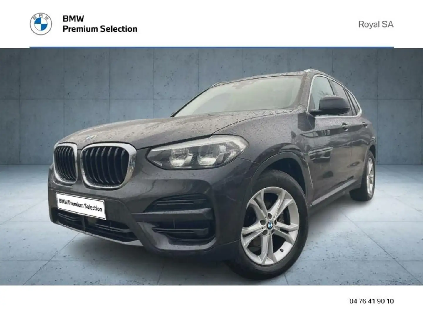 BMW X3 xDrive20iA 184ch  Business Design Gris - 2