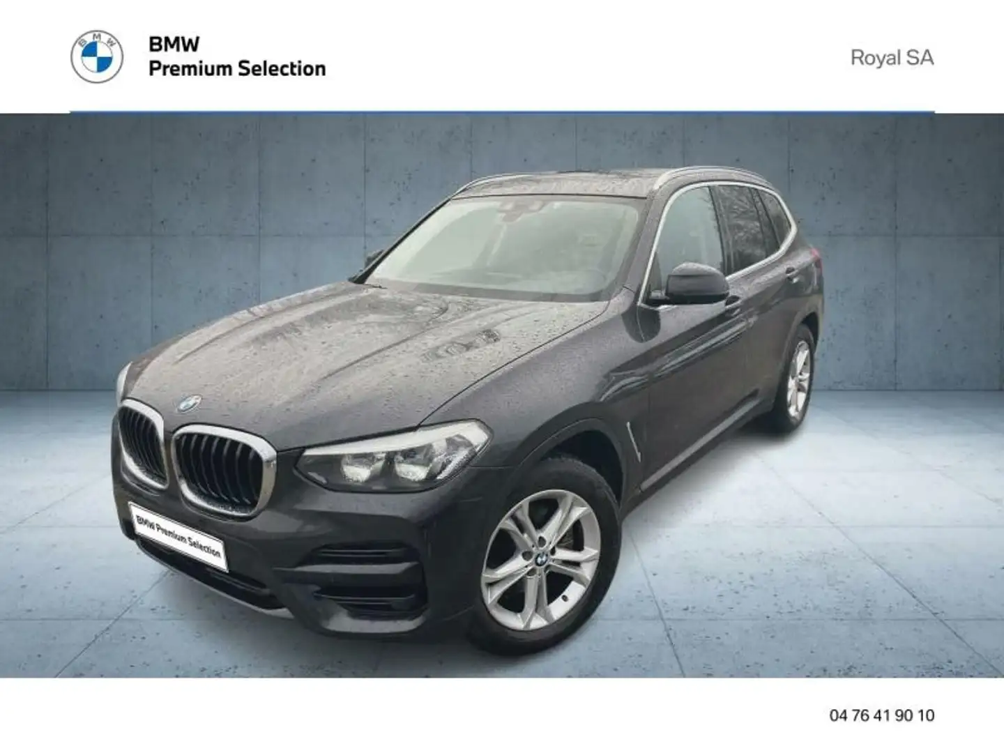 BMW X3 xDrive20iA 184ch  Business Design Gris - 1