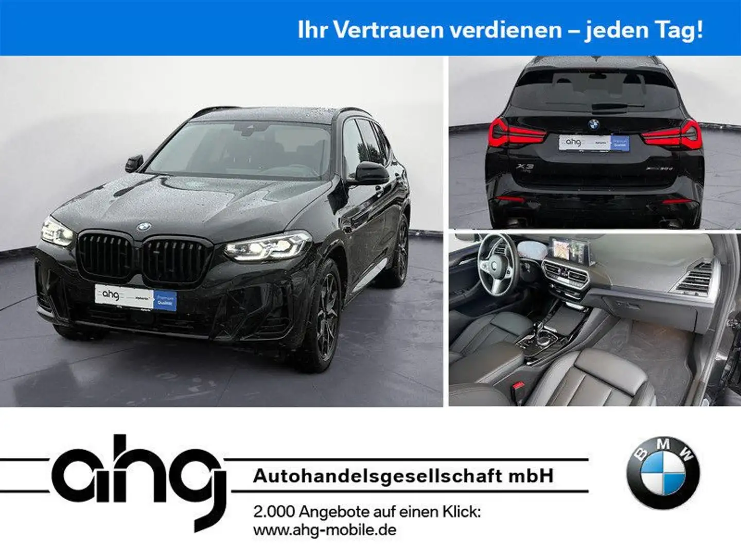 BMW X3 xDrive30d M Sport Laserlicht Head-Up AHK Harm Noir - 1