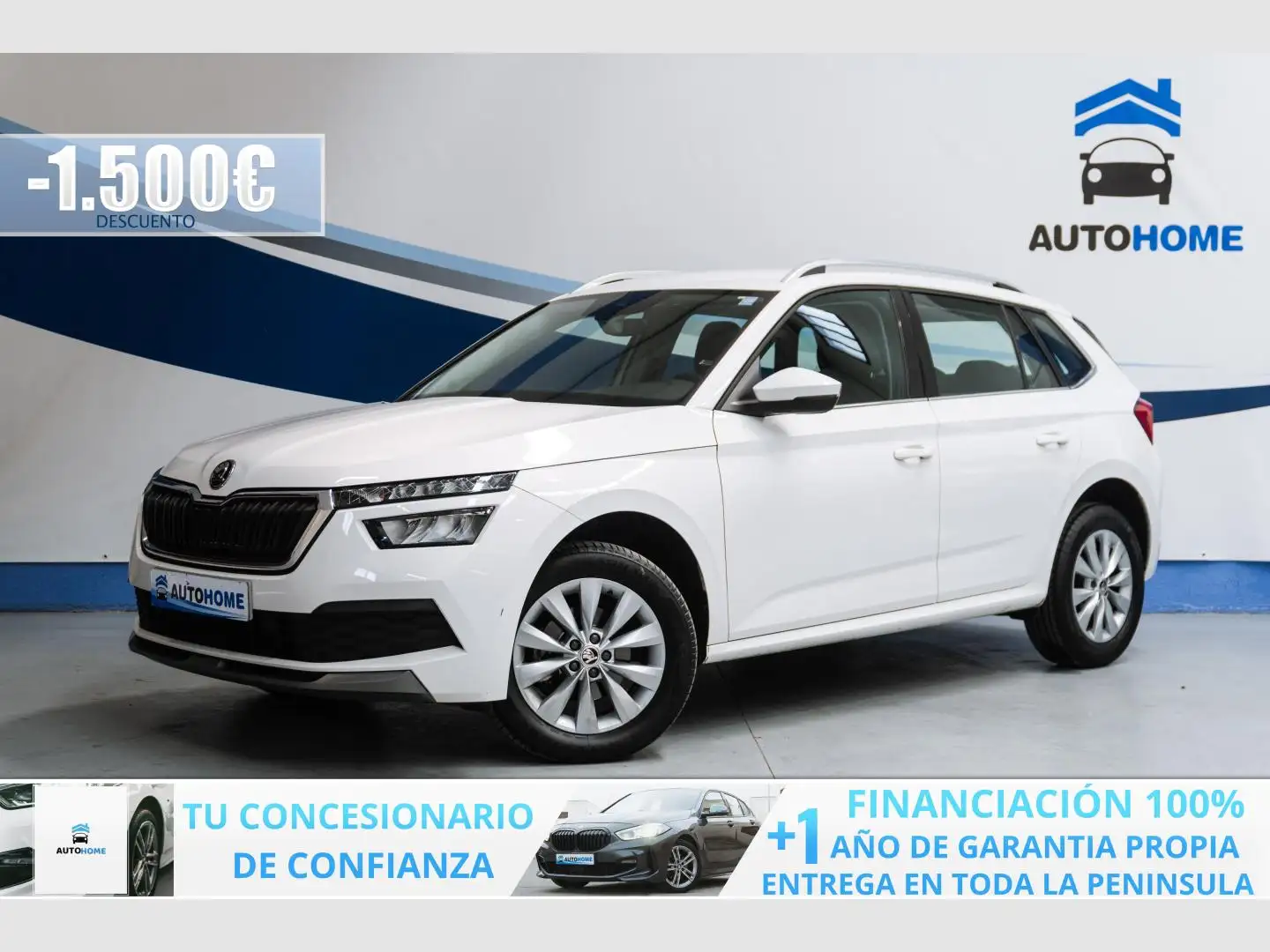 Skoda Kamiq 1.0 TSI Ambition 81kW DSG Bianco - 1