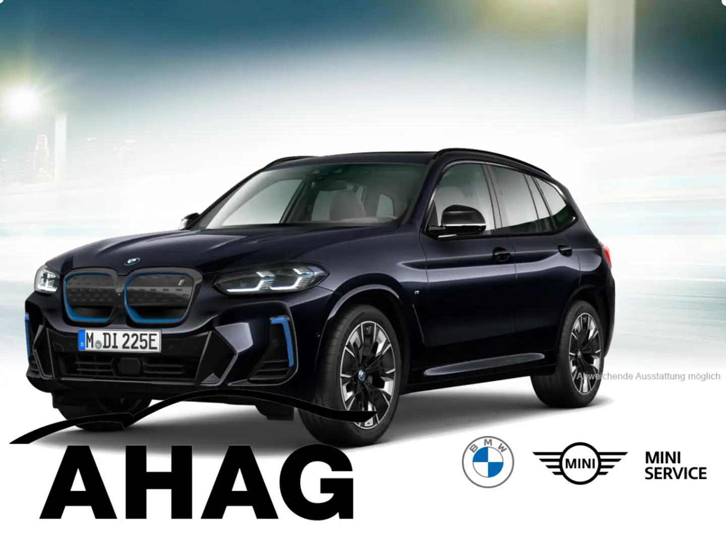 BMW iX3 ix3 iX3 IMPRESSIVE EDC Klimaaut. Head-Up Schwarz - 1