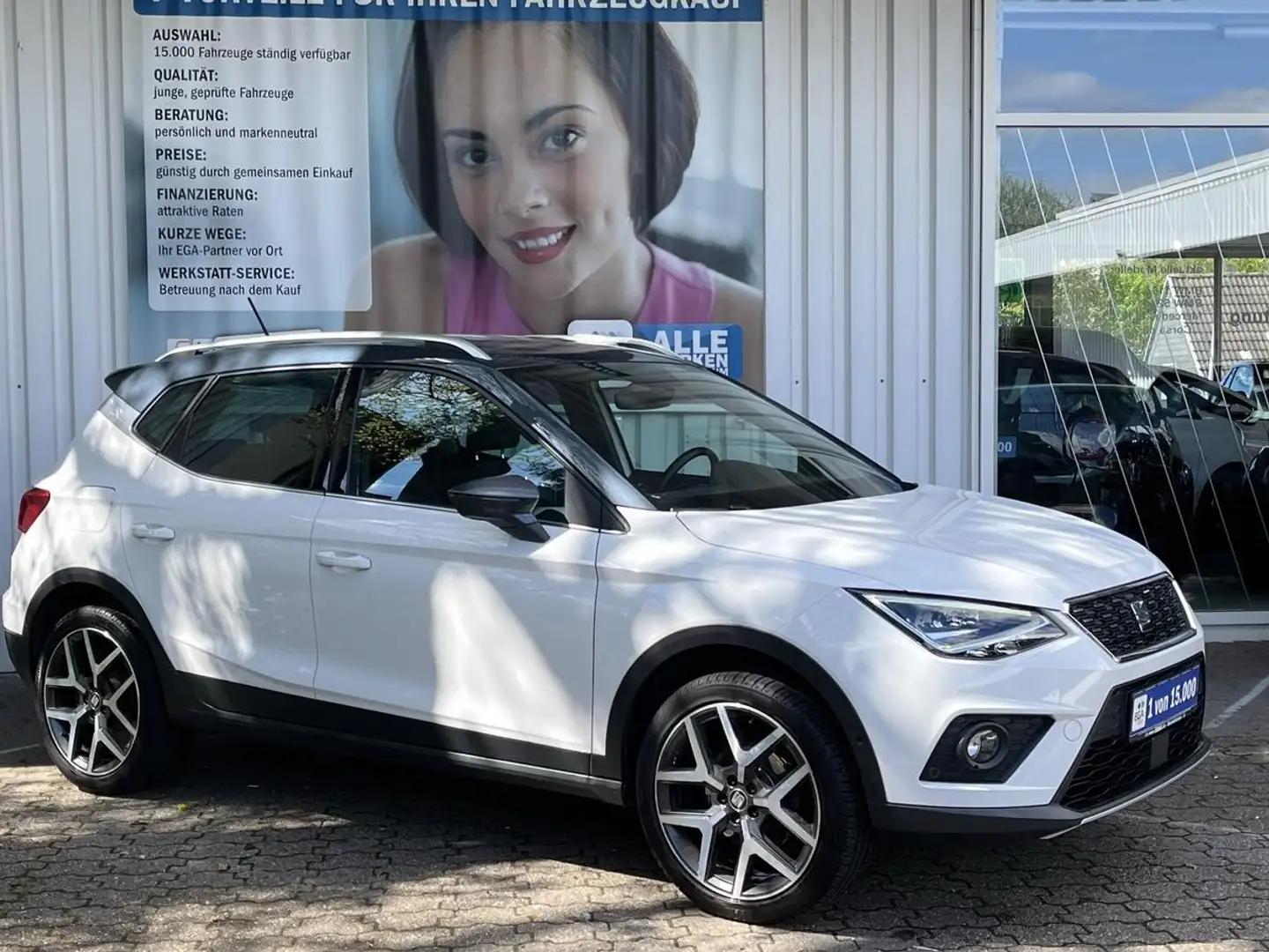 SEAT Arona 1.0 TSI XCELLENCE KLIMA SHZ NAVI DAB MP3 ALU Bianco - 1