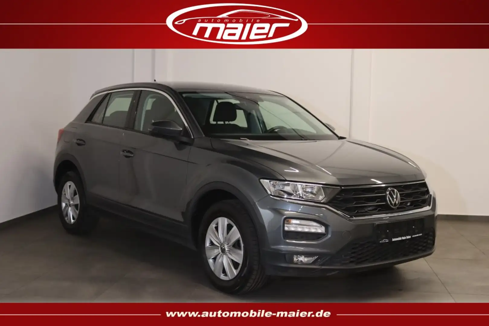 Volkswagen T-Roc 2.0 TDI-AHK-SHZ-PDC-Spurhalte-DAB- Grijs - 1