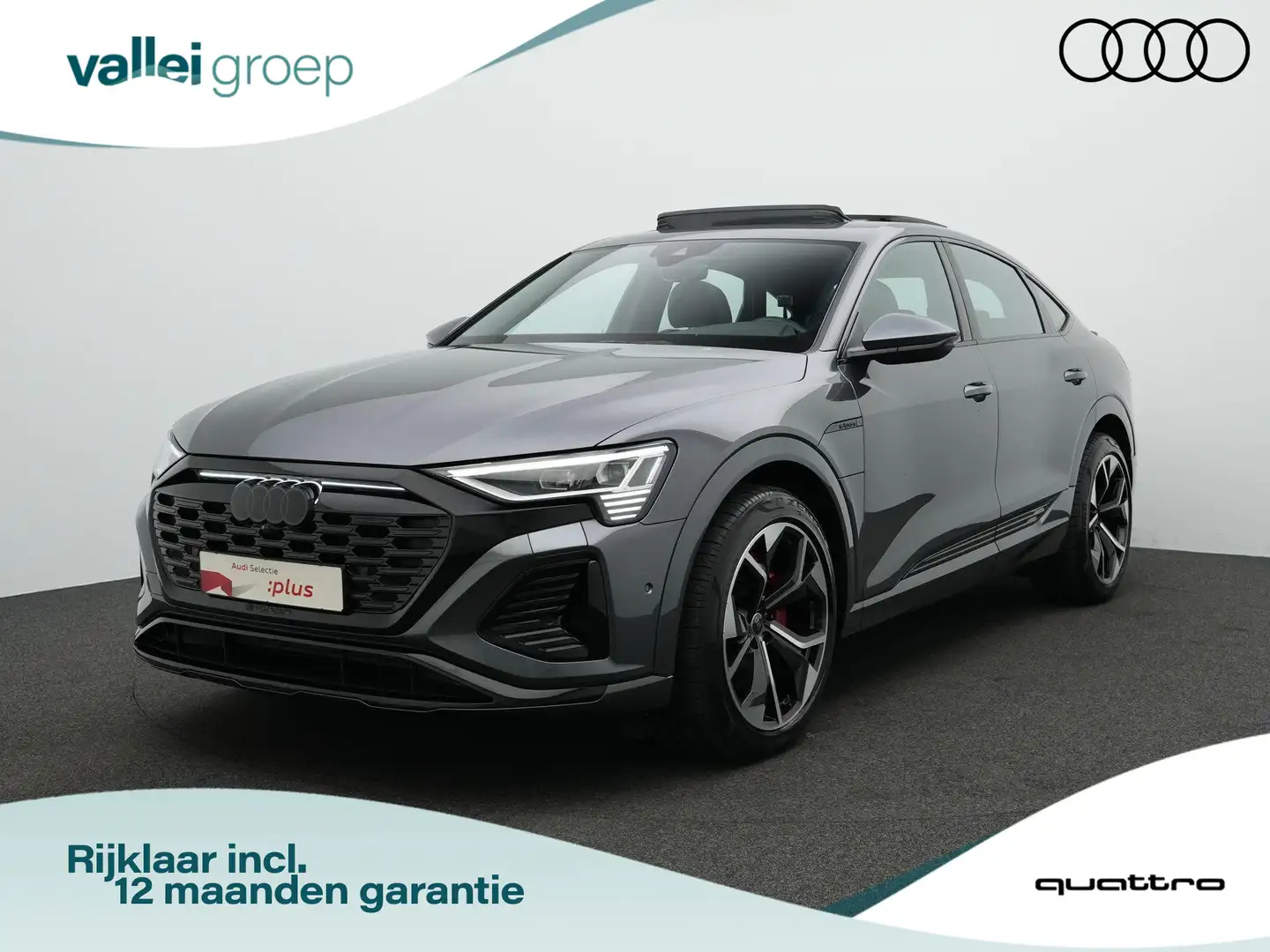 Audi Q8 e-tron Sportback 50 quattro S Edition 95 kWh 340 pk / S-L Grijs - 1
