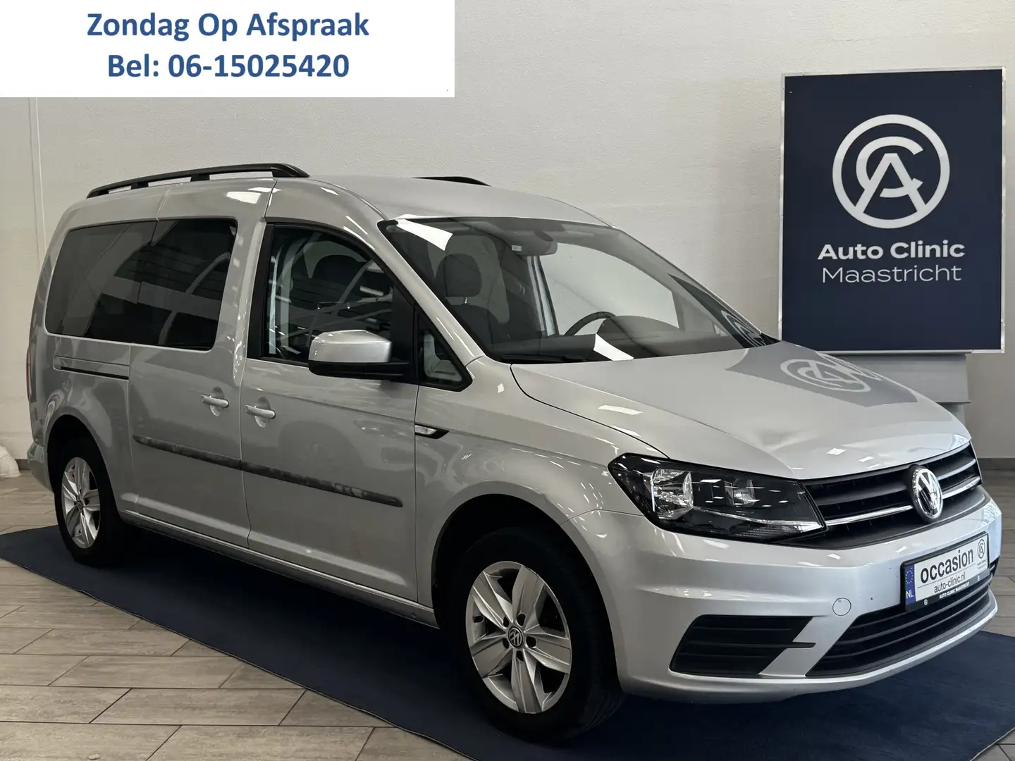 Volkswagen Caddy 1.4 TSI 131pk | 7-PERSOONS | 12 MDN GARANTIE | NAV Argent - 1