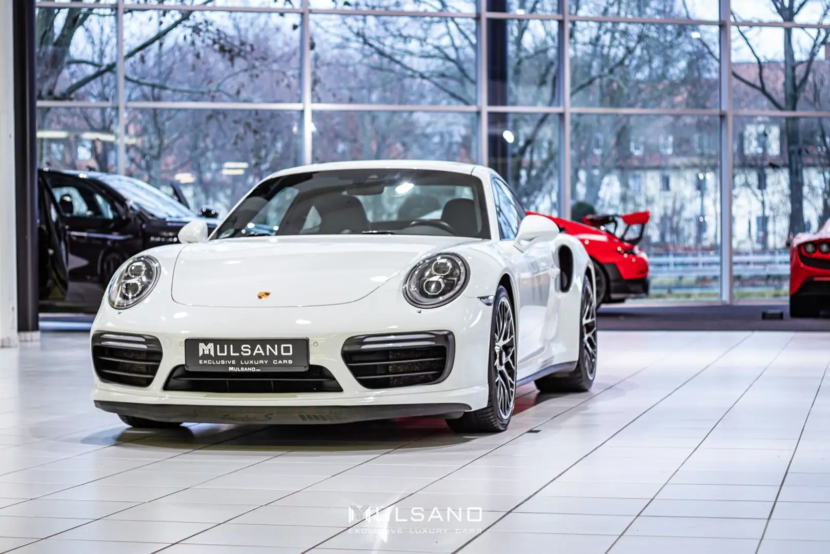 Porsche 991 Turbo S CHRONO SPORTSITZE+ BOSE CARBON Servi Weiß - 2