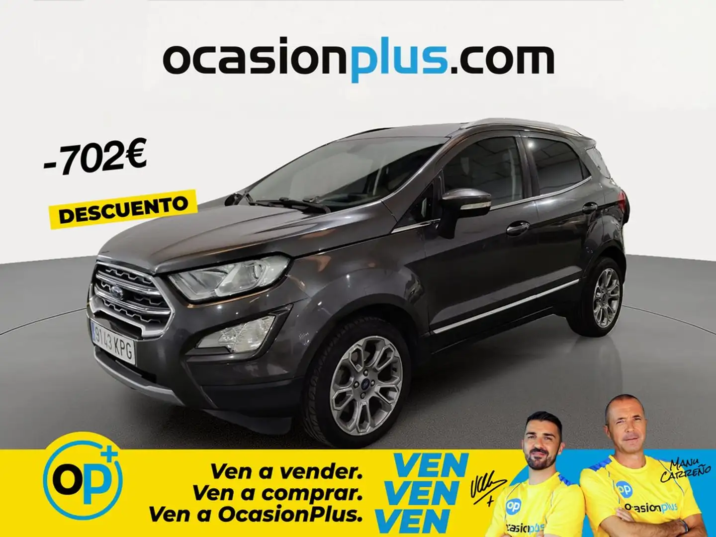 Ford EcoSport 1.0 EcoBoost Titanium 100 Gris - 1