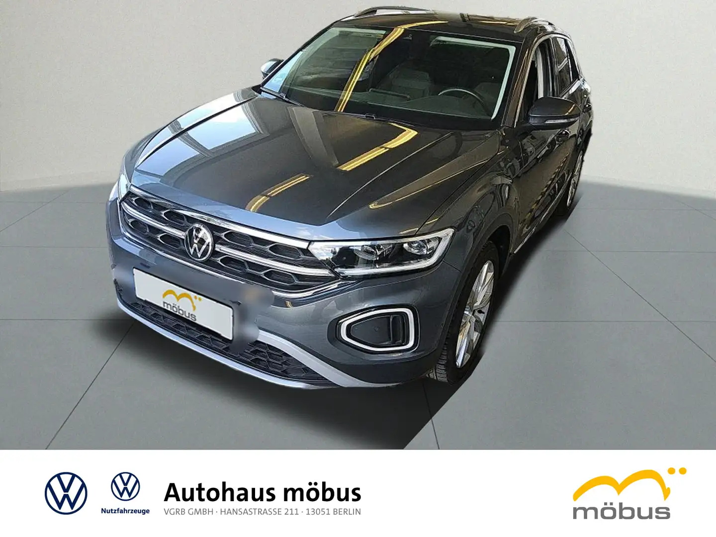 Volkswagen T-Roc 1.5 TSI DSG*STYLE*LED*ACC*NAVI*RFK*TRAVEL- Grau - 2