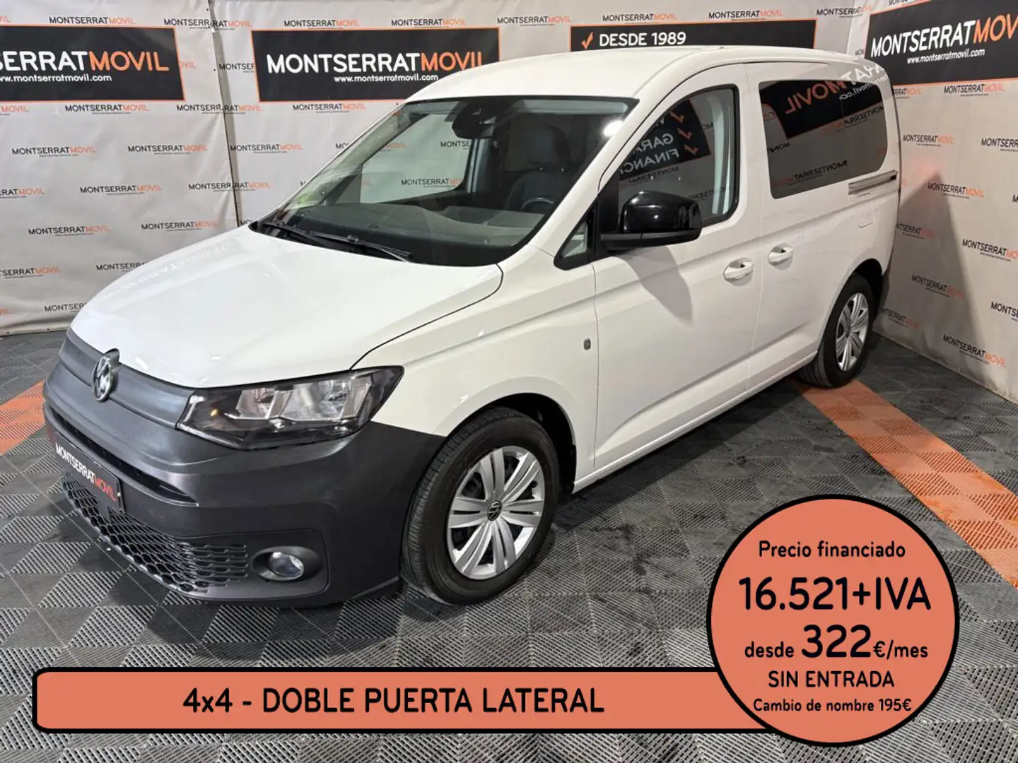 Volkswagen Caddy 2.0TDI Origin 4Motion 90KW Blanco - 1