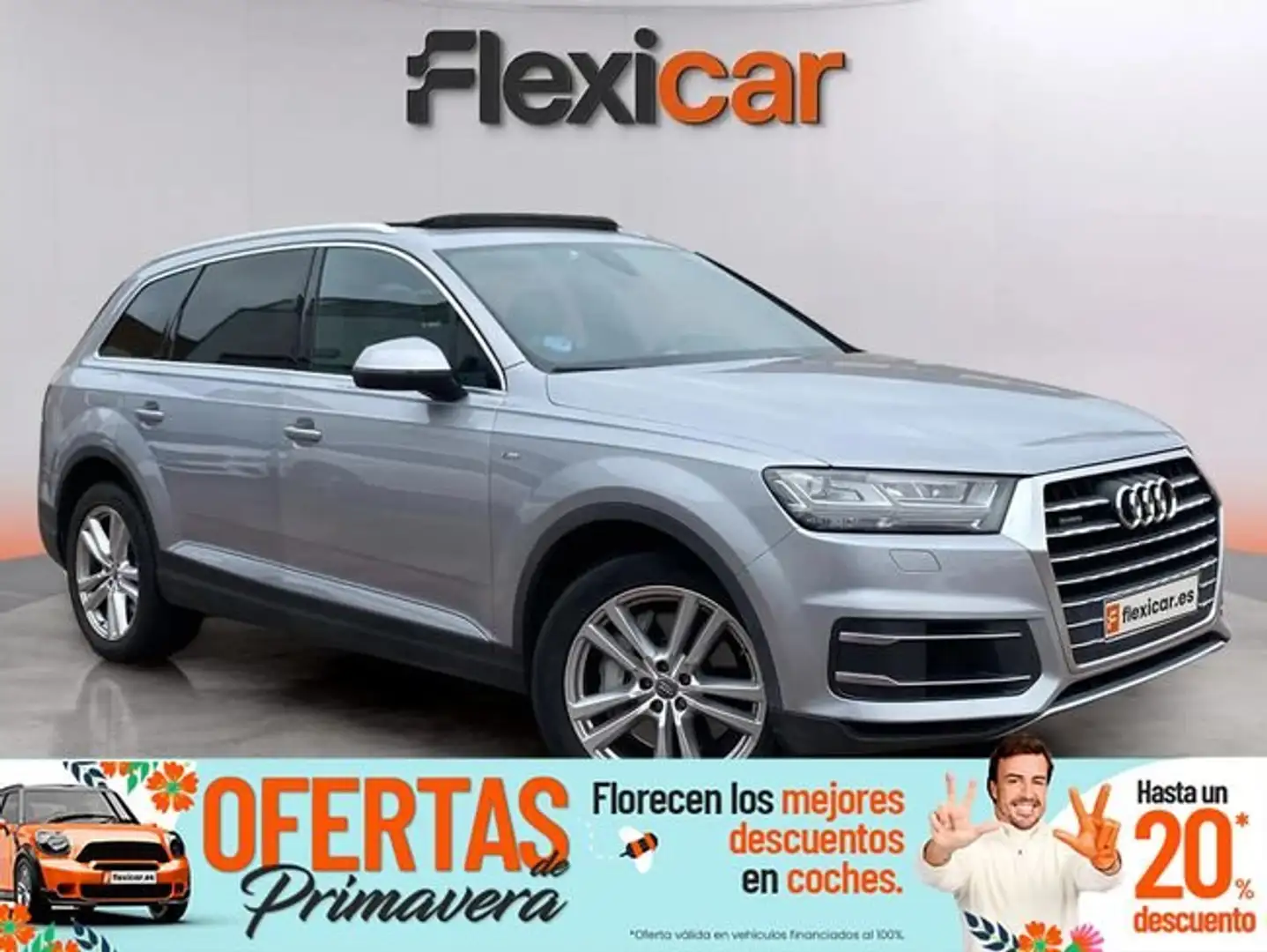 Audi Q7 S line 45 TDI 170kW (232CV) quat. tip. Gris - 1