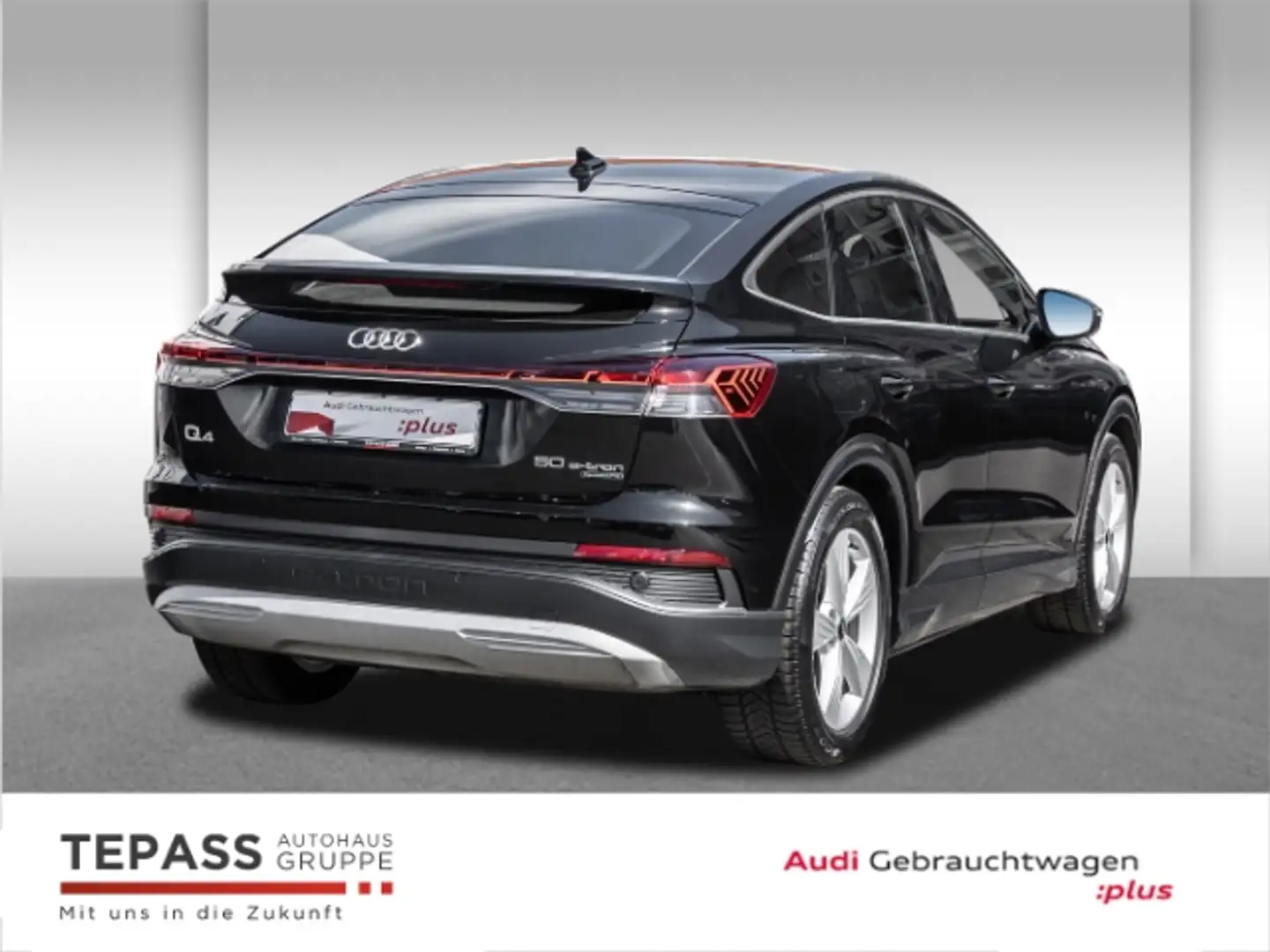 Audi Q4 e-tron Sportback 50 QUATTRO ADVANCED LED PDC MMI BT KLIMA Schwarz - 2