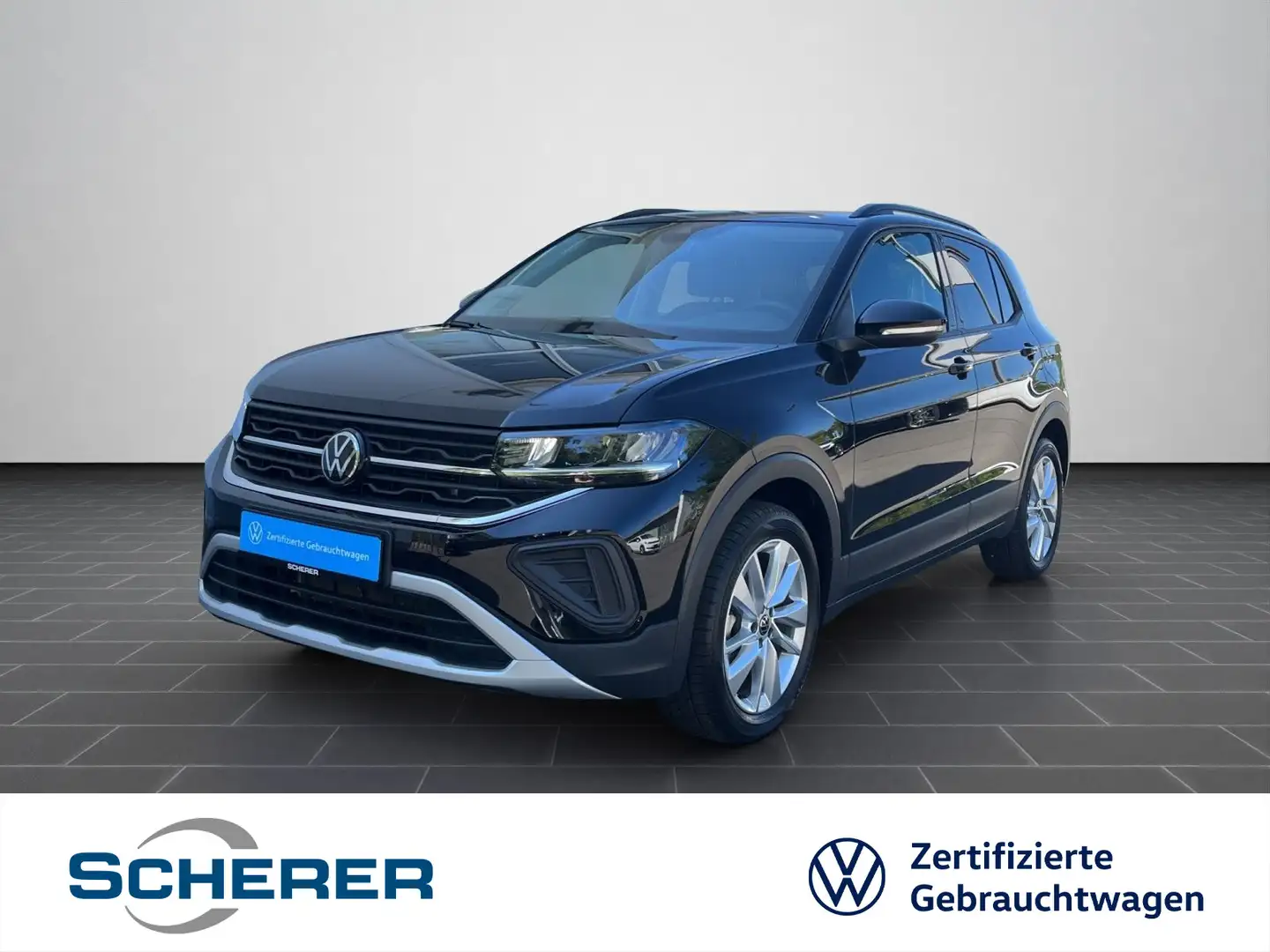 Volkswagen T-Cross Life 1.0 TSI, DSG, NAVI, SHZ, RFK, APP, Schwarz - 1