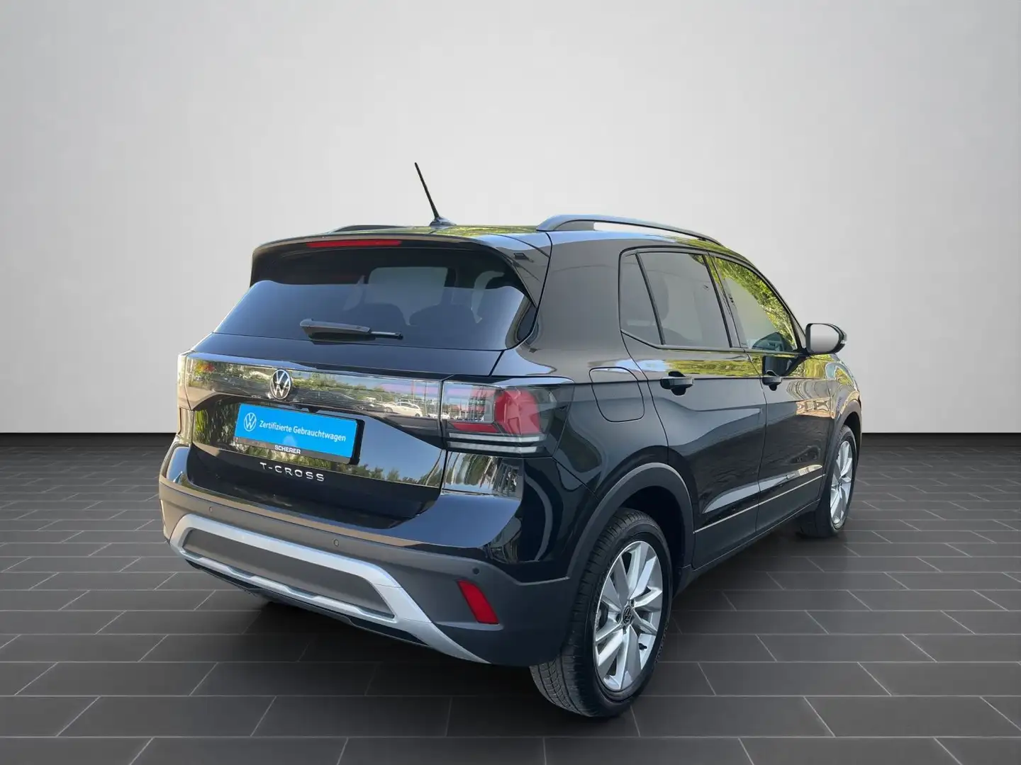 Volkswagen T-Cross Life 1.0 TSI, DSG, NAVI, SHZ, RFK, APP, Schwarz - 2