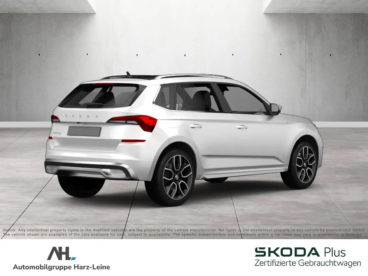 Skoda Kamiq 1.5 TSI Monte Carlo LED Navi Pano AHK PDC SHZ Weiß - 2