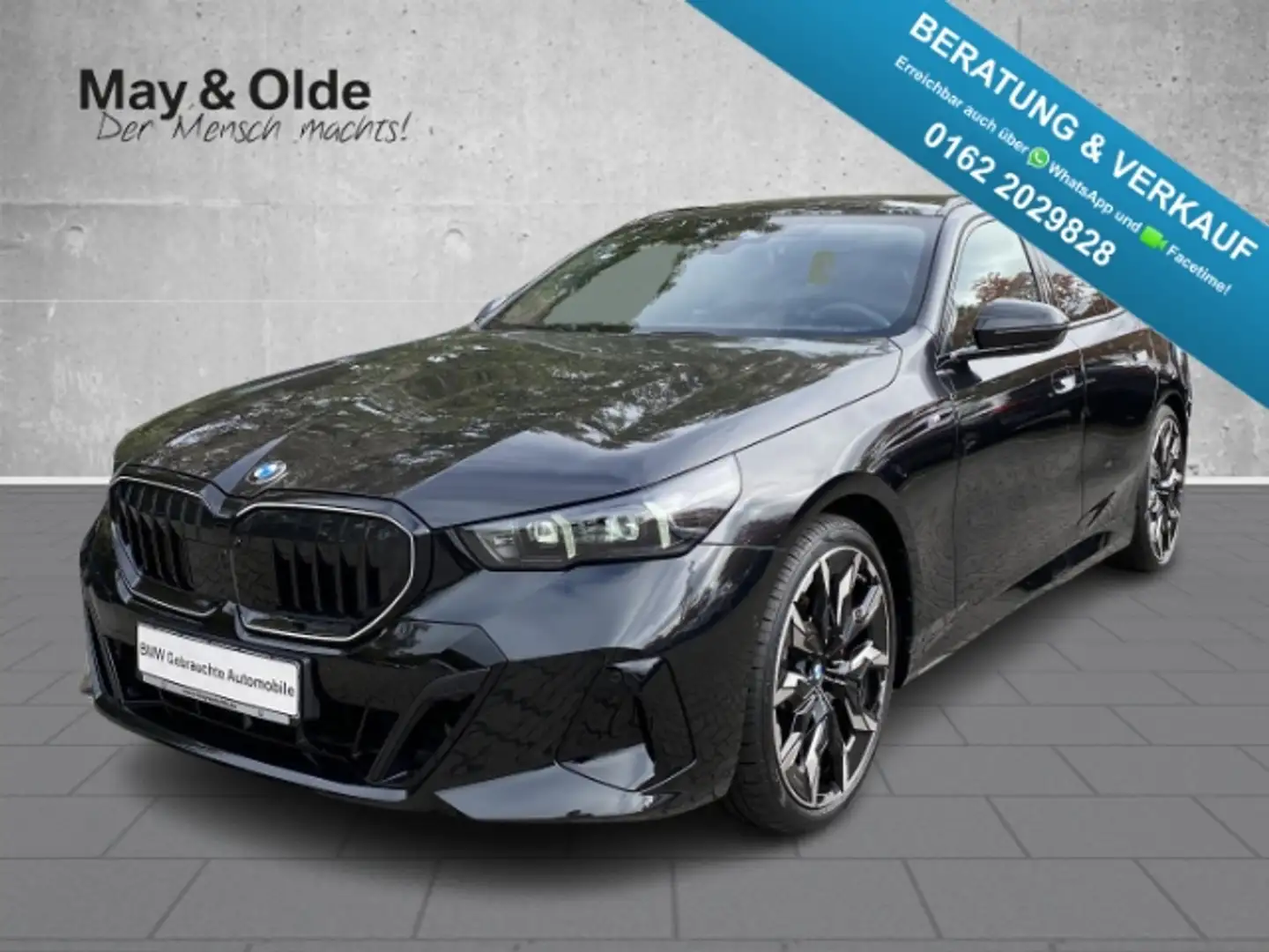 BMW 520 i M Sport Pro HUD AHK Pano B&W Iconic Glow ACC 21' Schwarz - 1