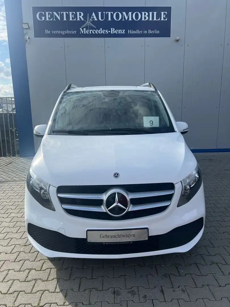 Mercedes-Benz V 220 V220 KOMPAKT 9G-TRONIC PDC NAVI MBUX AERODYNAMIK Bianco - 2