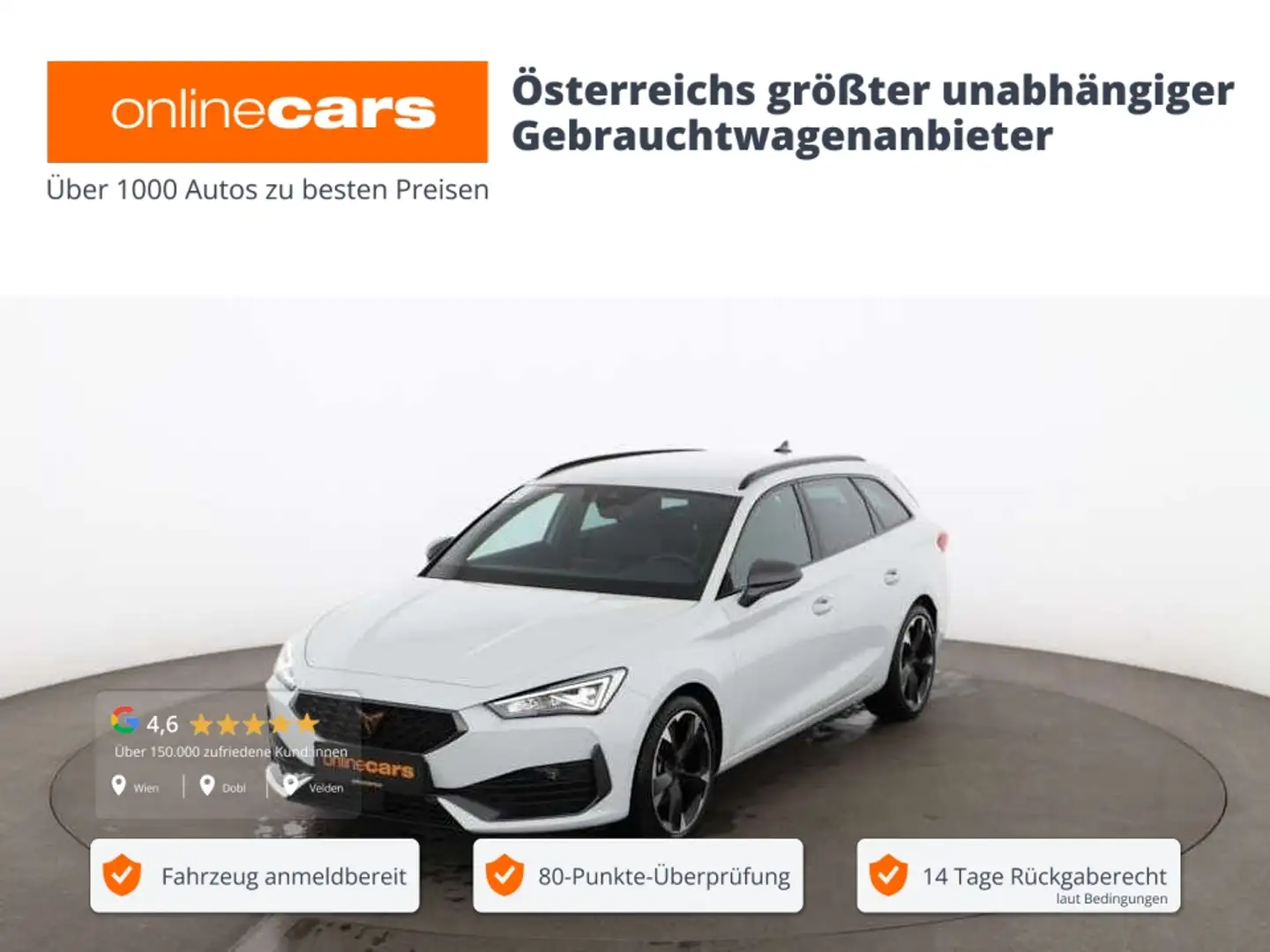 CUPRA Leon Sportstourer 1.5 eTSI Aut LED DIGITAL-TACHO Weiß - 1