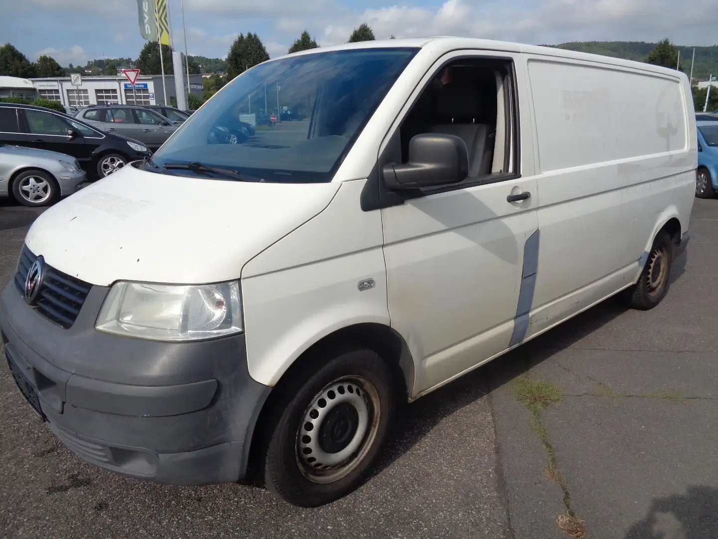 Volkswagen T5 Transporter Kasten lang **TÜV 7/27** Grau - 1