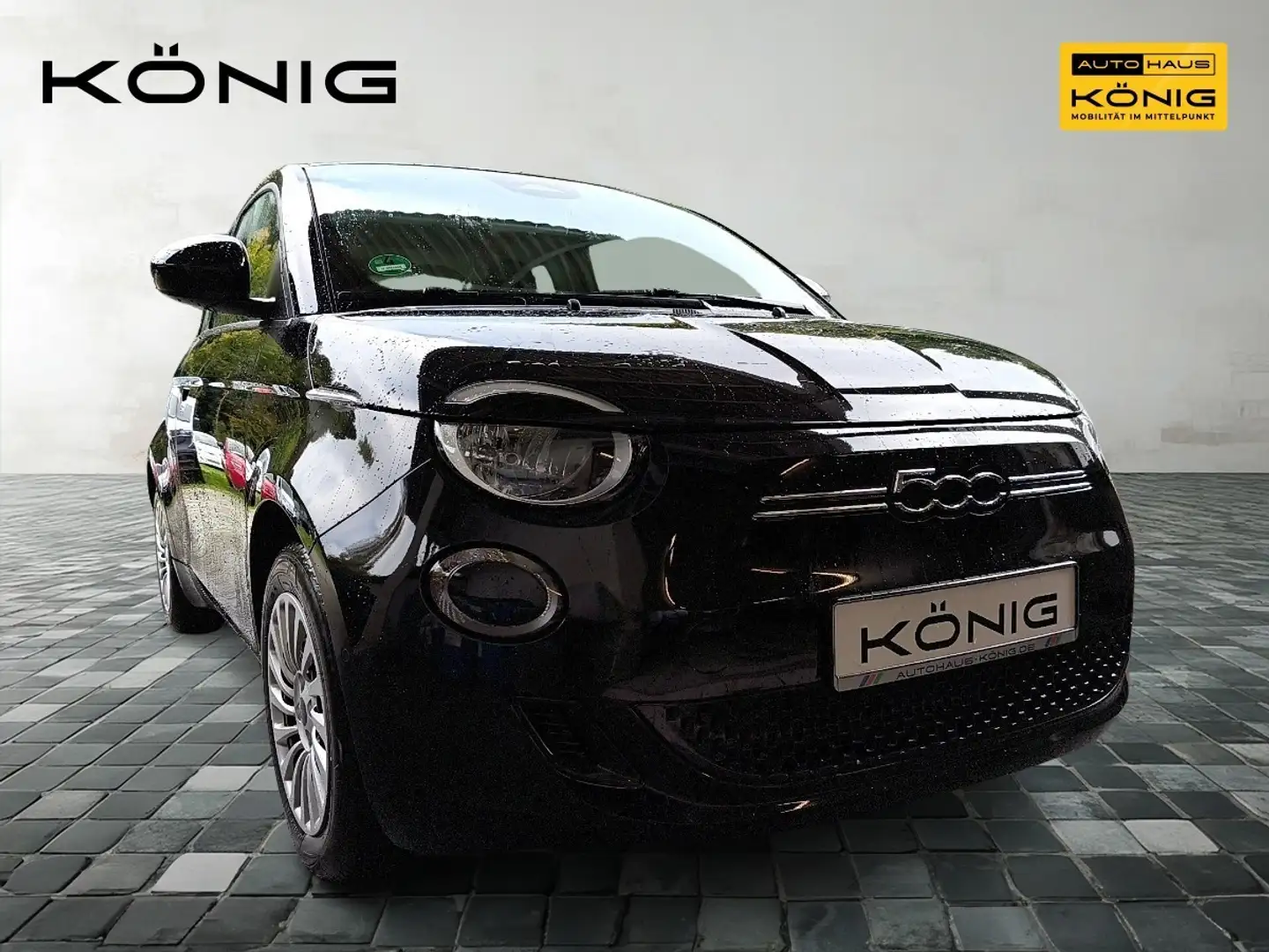 Fiat 500e 500E KLIMA*CARPLAY*TEMPOMAT*DAB Schwarz - 2