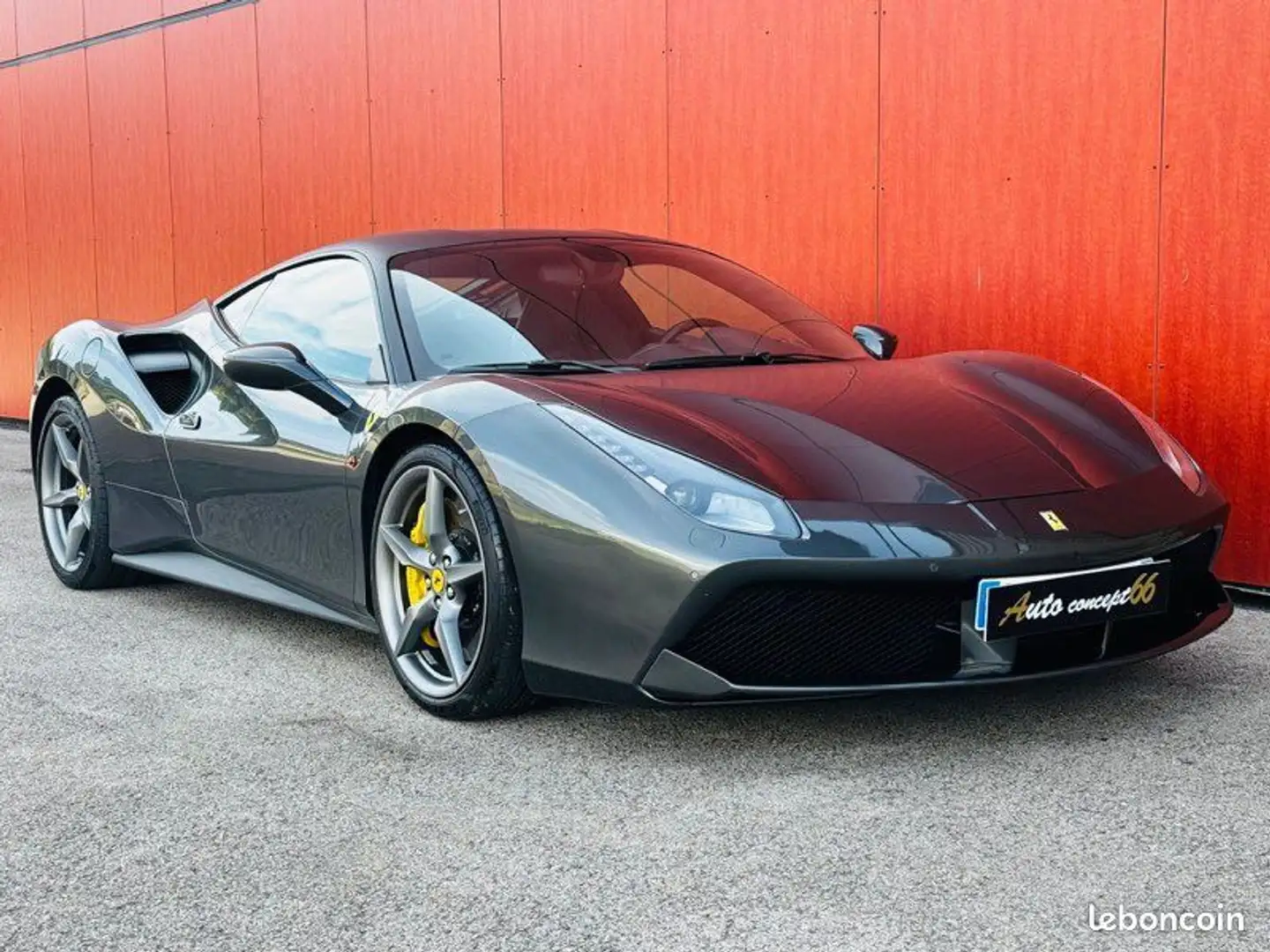 Ferrari 488 3.9 V8 670ch Garantie Power Gris - 1