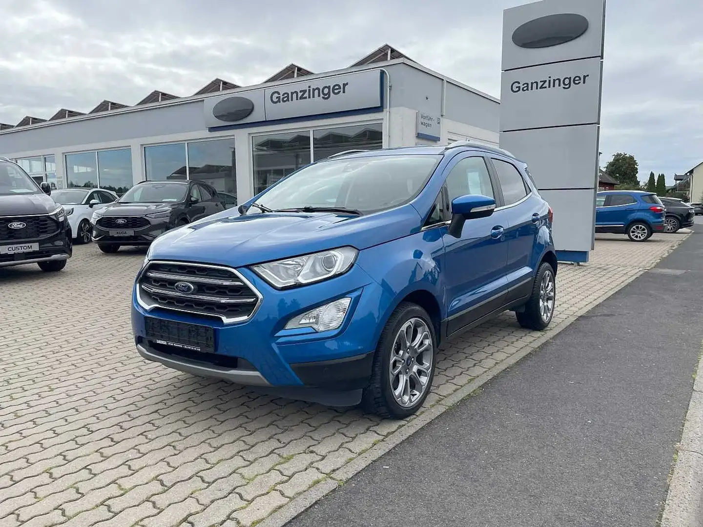 Ford EcoSport Titanium, GARANTIE+XENON+KAMERA+NAVI+DAB+B&O+PDC+L Bleu - 1