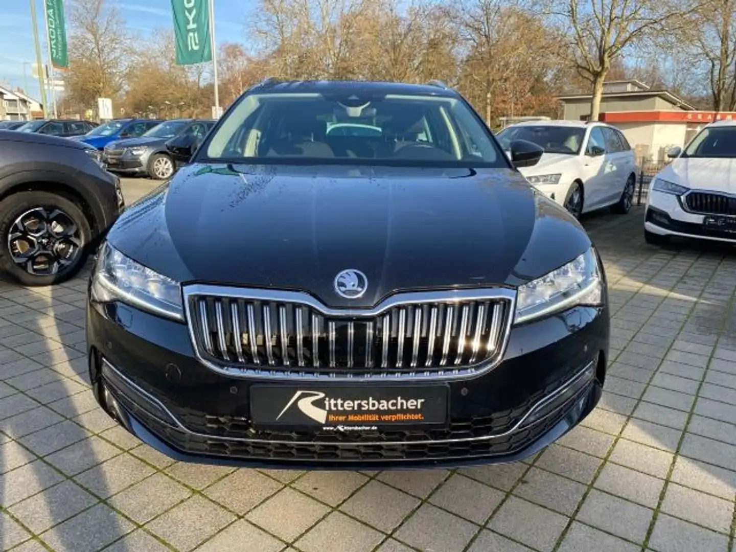 Skoda Superb Combi 1.5 TSI ACT Style AHK STHZ SmartLin Schwarz - 2