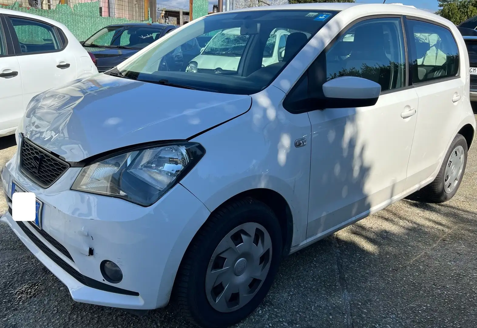 SEAT Mii 1.0 ecofuel Blanc - 1
