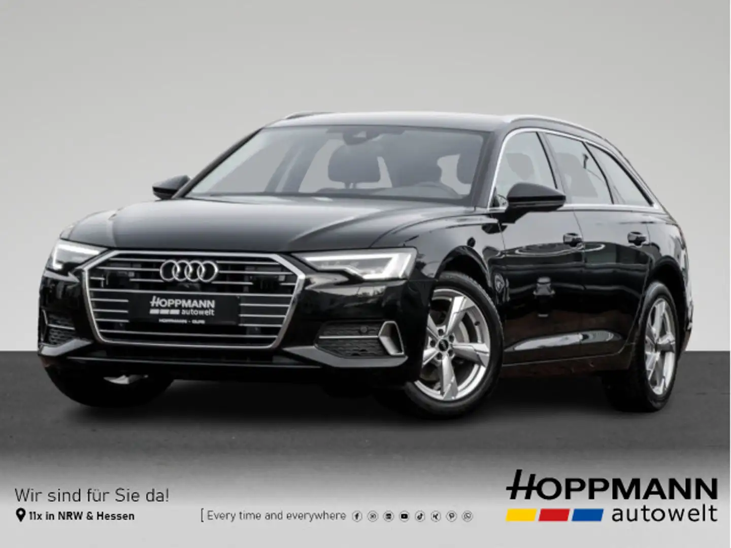 Audi A6 40 2.0 TDI Sport MATRIX E-HECKKLAPPE NA Schwarz - 1