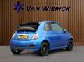 Fiat 500C 1.2 Lounge Cabrio | Half leer/stof | Airco | Parke Blauw - thumbnail 4