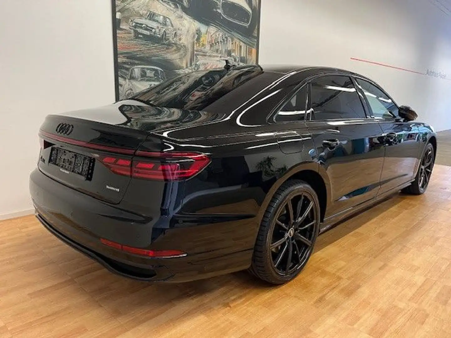 Audi A8 Lang quattro S-Line Matrix Raute HUD Facelift Schwarz - 2