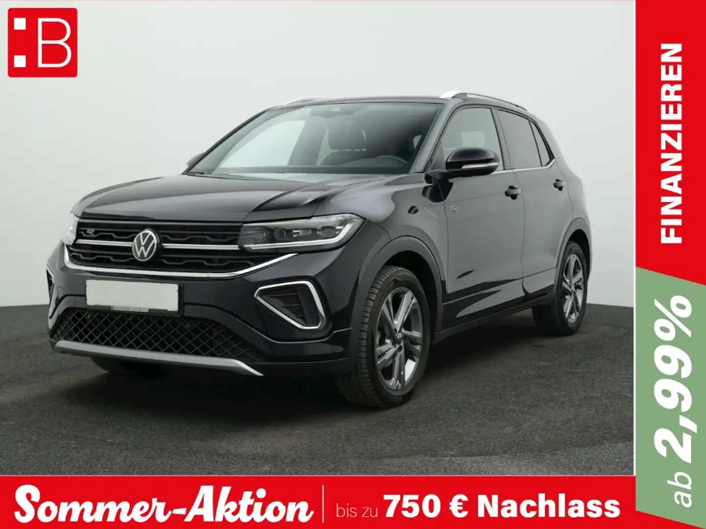Volkswagen T-Cross 1.5 TSI DSG R-Line IQ.LIGHT NAVI ACC crna - 1