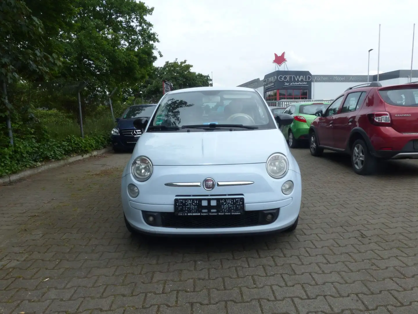 Fiat 500 Pop Klima Inspektion Blau - 2