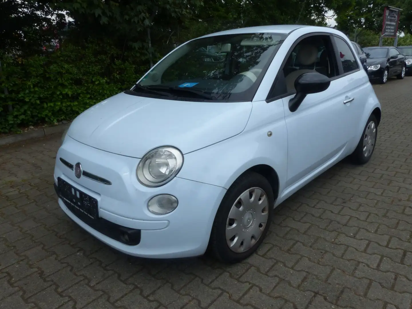 Fiat 500 Pop Klima Inspektion Blau - 1